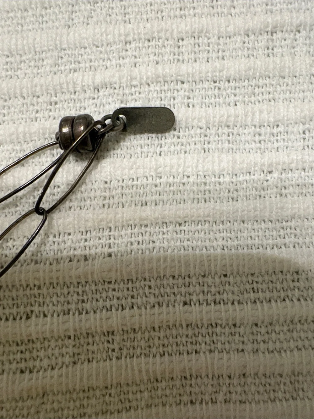 Yellow Stone Pendant Lariat Necklace
